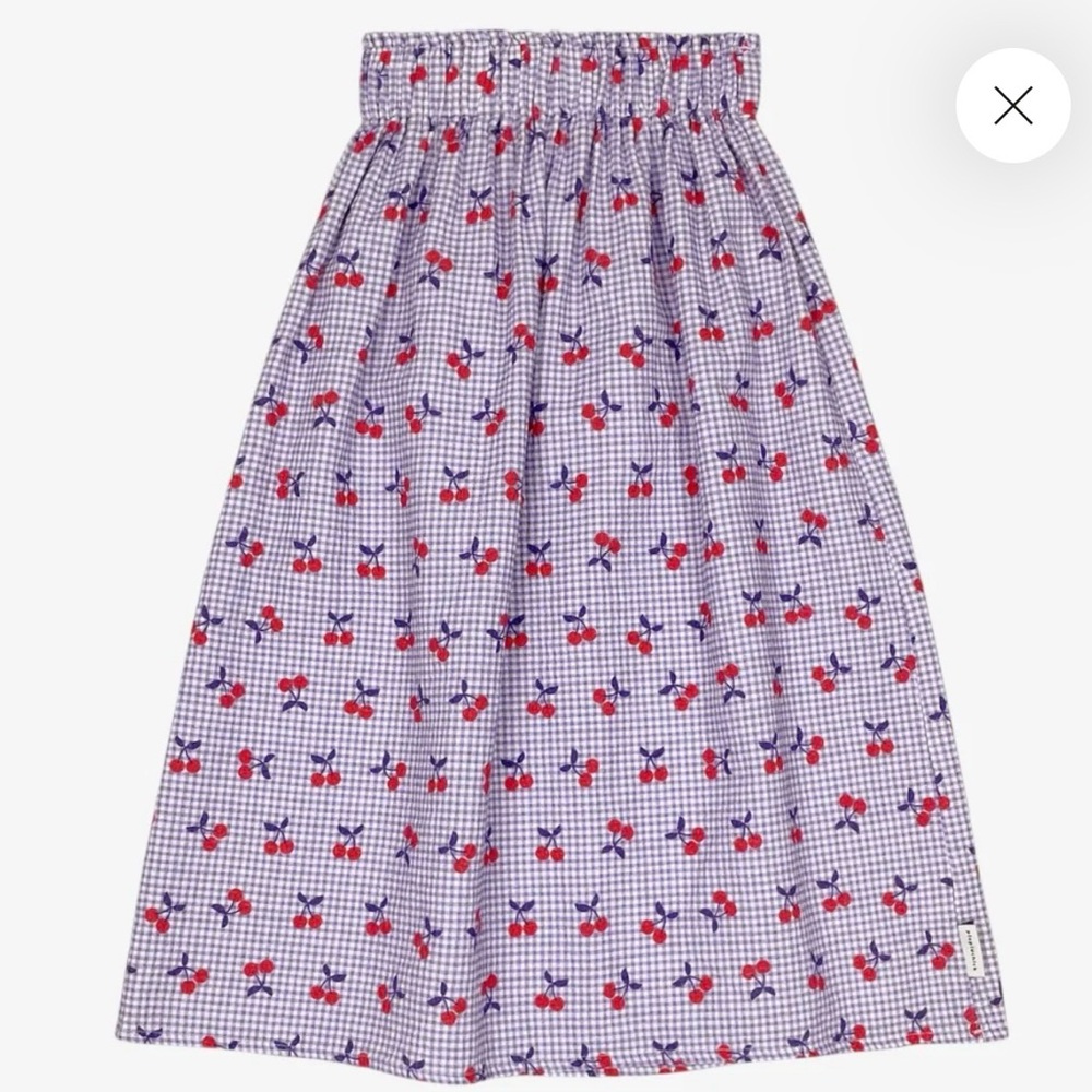 PIUPIUCHICK Cherry Midi Skirt
